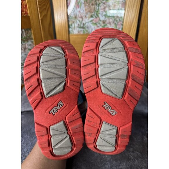 TEVA Sandals Kids Psyclone XLT Unisex Navy Hoo & Loop Strappy Blue Sz 10 - Picture 9 of 11